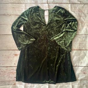 Crushed Velvet Party Dress